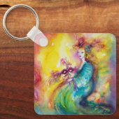 BURGERS VAN DE CARNIVAL / Venetiaanse Masquerade D Sleutelhanger (Voorkant)