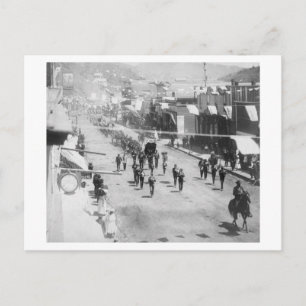 Burgers van het Dadwood-feest Voltooiing van Briefkaart