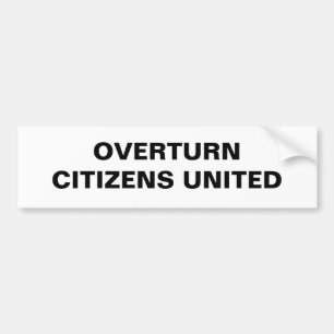 burgers verenigd bumpersticker