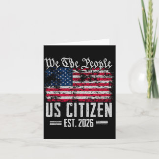 Burgerschap 2026 Decoratie VS Nieuwe Amerikaan Kaart
