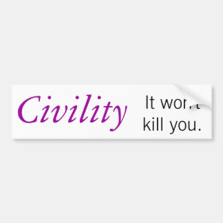 Burgerschap Bumpersticker