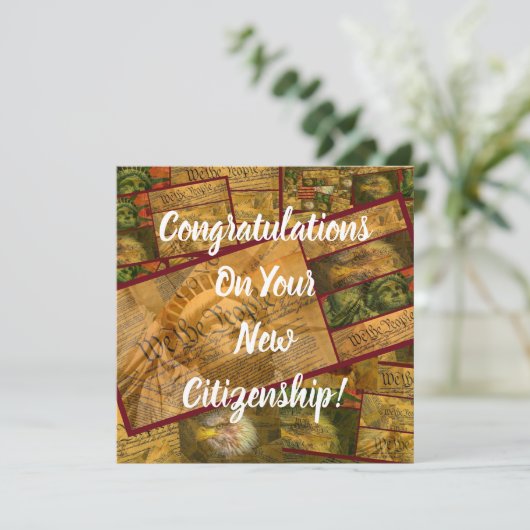 Burgerschap Kaart (Staand voorkant)