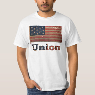 Burgersoorlog Unie Vlag ✨ Historische Vintage T-shirt