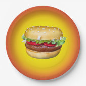 Burgertijd Papieren Bordje (Voorkant)