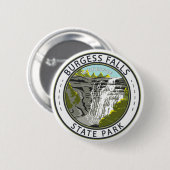 Burgess Falls State Park Tennessee Badge (Devant & derrière)