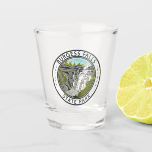 Burgess Herfsten State Park Tennessee Badge Shot Glas