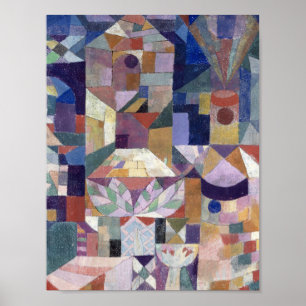 Burggarten (1919) Paul Klee. Klein Poster