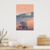 Burgh Island Devon Travel Poster (Cuisine)