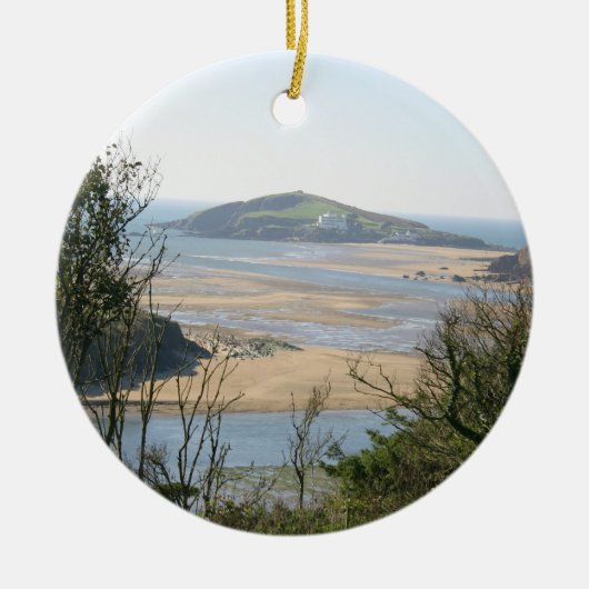 Burgh Island Keramisch Ornament (Voorkant)