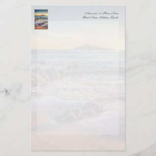 Burgh Island van Bantham bij Sundown... Briefpapier