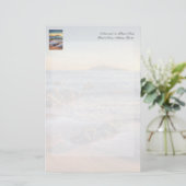 Burgh Island van Bantham bij Sundown... Briefpapier (Staand voorkant)