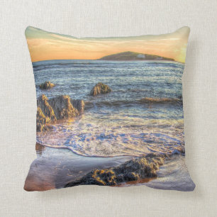 Burgh Island van Bantham bij Sundown... Kussen