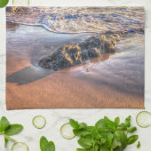 Burgh Island van Bantham bij Sundown... Theedoek (Gevouwen)