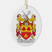 Burgin Family Crest Keramisch Ornament (Rechts)