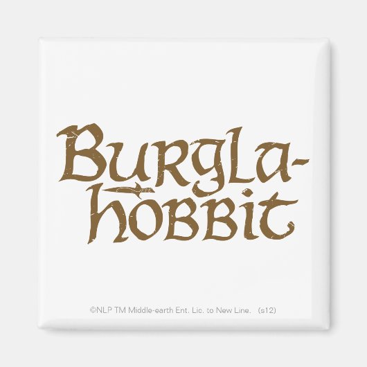 Burgla Hobbit Magneet (Voorkant)