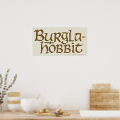 Burgla Hobbit Poster (Keuken)