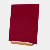 Burgundy Acryl Bord (Hoek)