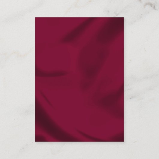 Burgundy and Gold Wedding Website QR Code Custom Informatiekaartje (Achterkant)