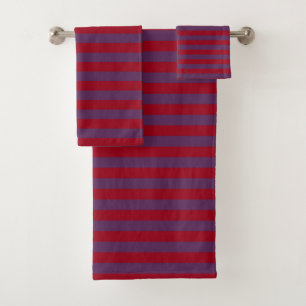 Burgundy and Purple Stripes