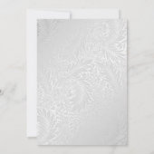 Burgundy Argent Blush Floral Wedding Invitations (Dos)