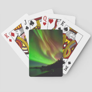 Burgundy Aurora Pokerkaarten