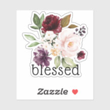 Burgundy Blush Aubergine Bloemrijk Gezegend