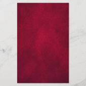 Burgundy Blush Botanical Geometric WeddenMenu (Achterkant)