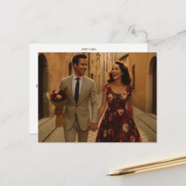 Burgundy Blush Dank je wel Briefkaart