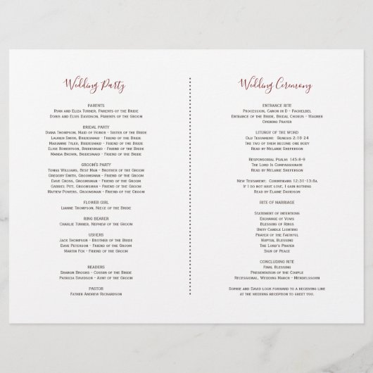 Burgundy Blush Florwers Antlers Weddenschap Flyer (Achterkant)