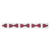 Burgundy Bow Stropdas Bowtie Groom Wedding Prom Ri Lint (Voorkant)