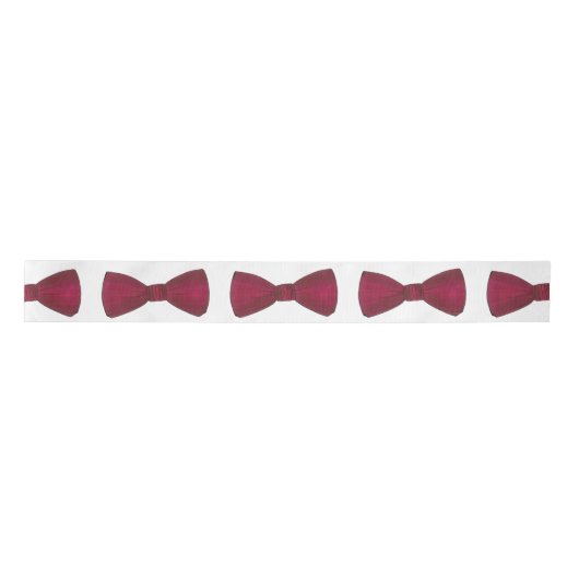 Burgundy Bow Stropdas Bowtie Groom Wedding Prom Ri Lint (Voorkant)