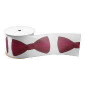 Burgundy Bow Stropdas Bowtie Groom Wedding Prom Ri Lint (Spoel)