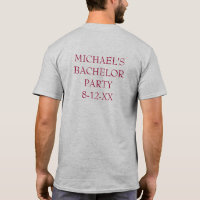 Burgundy Bow Stropdas Wedding Prom T-shirt Bachelo