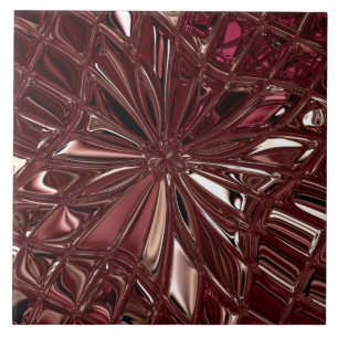 Burgundy Ceramic Tegel Tegeltje
