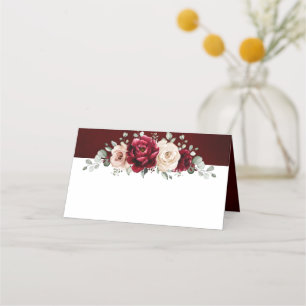 Burgundy Champagne Ivory Mauve Roos Floral Wedding