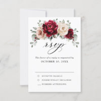 Burgundy Champagne Ivory Mauve Roos Floral Wedding