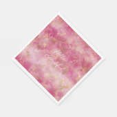 Burgundy Cherry Gold Ombre Servet (Hoek)