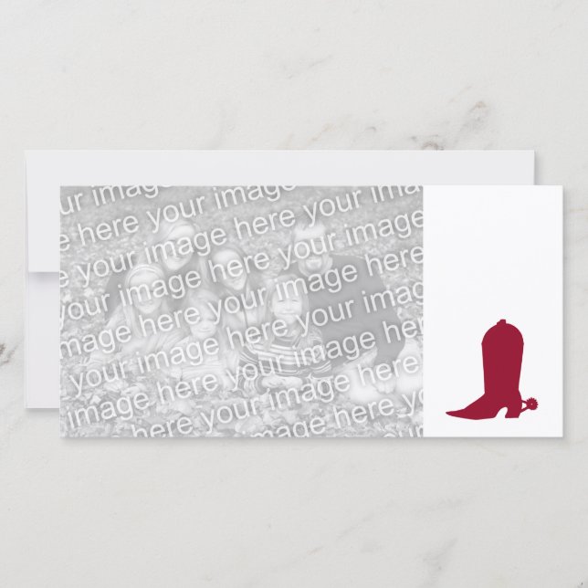 Burgundy Cowboy Boot (Voorkant)