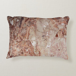 Burgundy Crimson Stoney Pebble Marble finish Accent Kussen