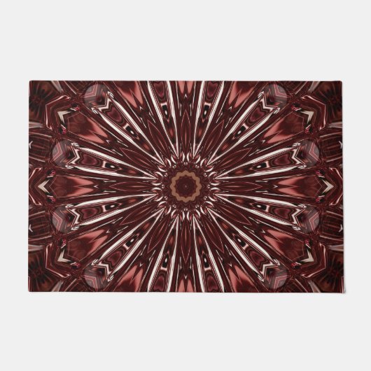 Burgundy Decorative Doormat Deurmat (Voorkant)