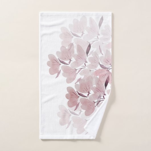 Burgundy Dream laat Waterverf over Bad Handdoek (Handdoek)