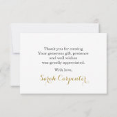 Burgundy en blush bedankt je kaart, floral notitiekaartje (Achterkant)