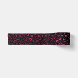 Burgundy en Goud Luipaard Serie Design 3 Lint