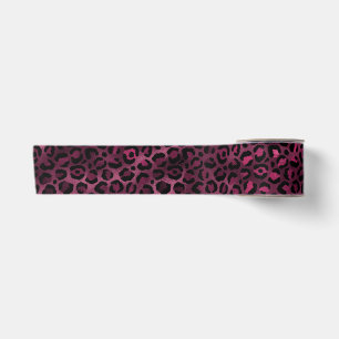 Burgundy en Goud Luipaard Serie Design 9 Lint