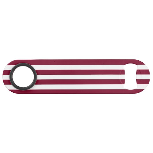 Burgundy et blanc rayures de bonbons (Dos Horizontal)