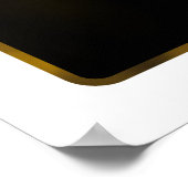 Burgundy Fall Sweet 16 Affiche de bienvenue photo (Coin)