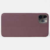 Burgundy Faux Flannel Case-Mate iPhone Case (Achterkant (horizontaal))