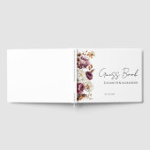 Burgundy Floral Automne Mariage de automne Livre d (Complet)
