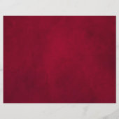 Burgundy Floral Geometric Romantic Waterverf (Achterkant)