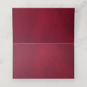 Burgundy Floral Geometric Romantic Waterverf (Binnenkant ongevouwen)